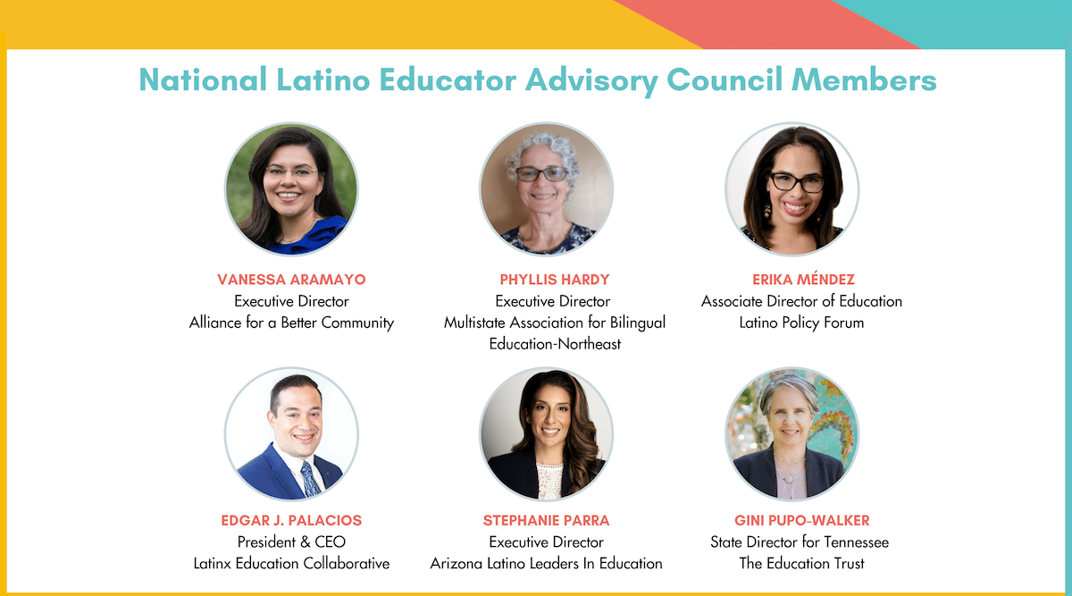 Meet our National Latino Educator Advisory Council Members picture