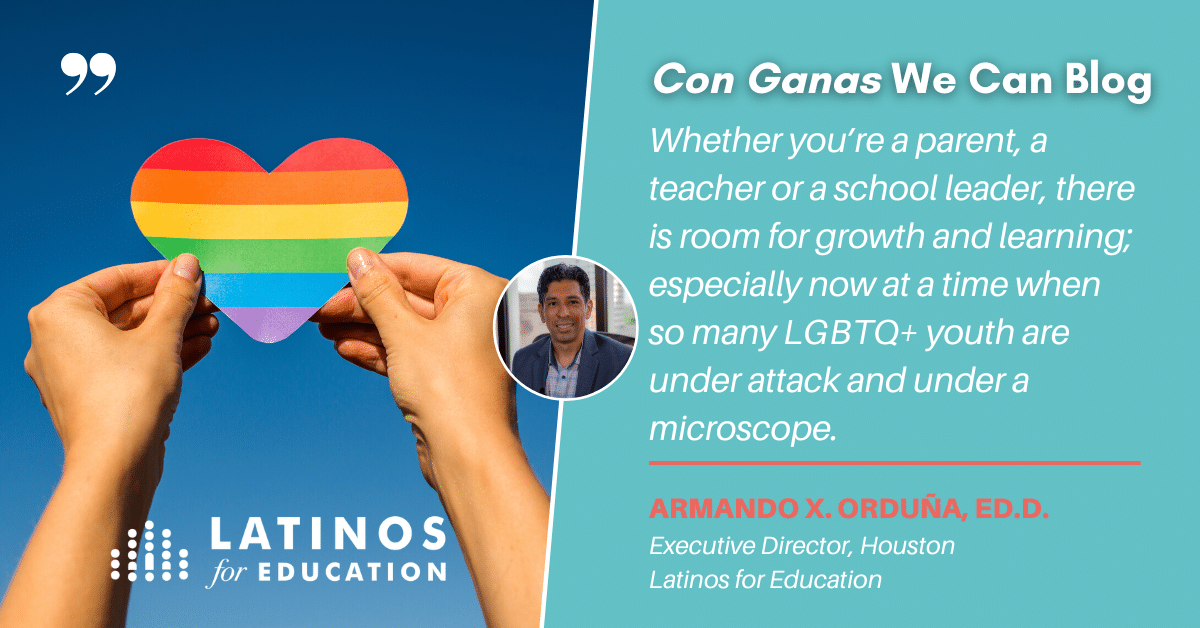 Armando Pride Month Blog - Latinos for Education